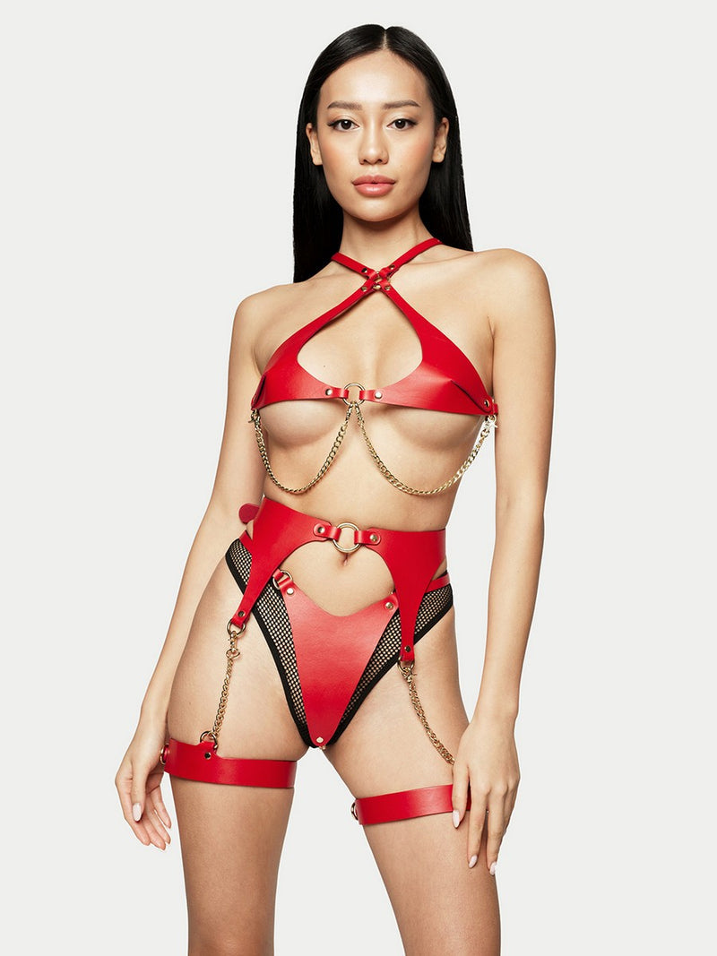 ROMA ROUGE LEATHER SET