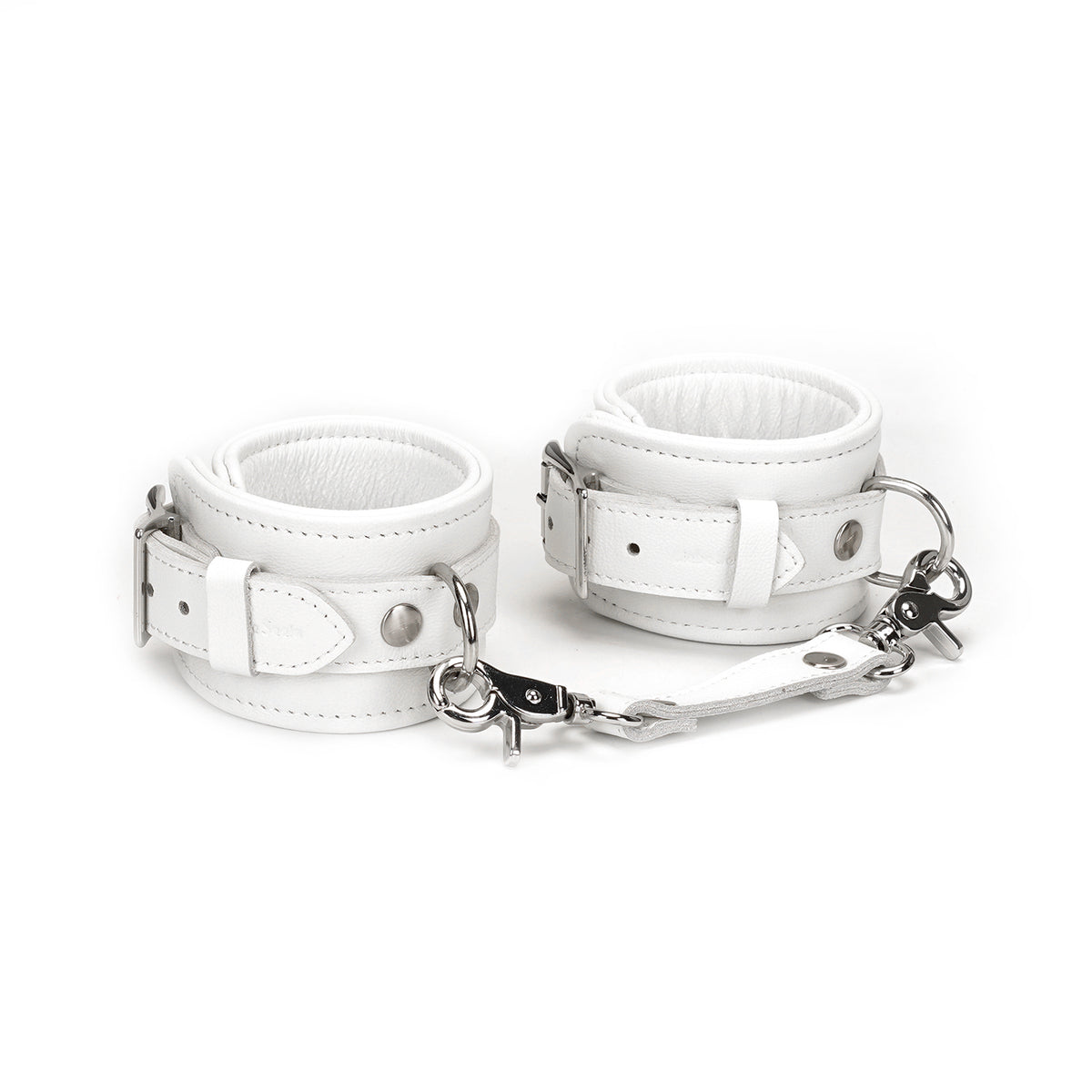 BLANC LEATHER HANDCUFFS