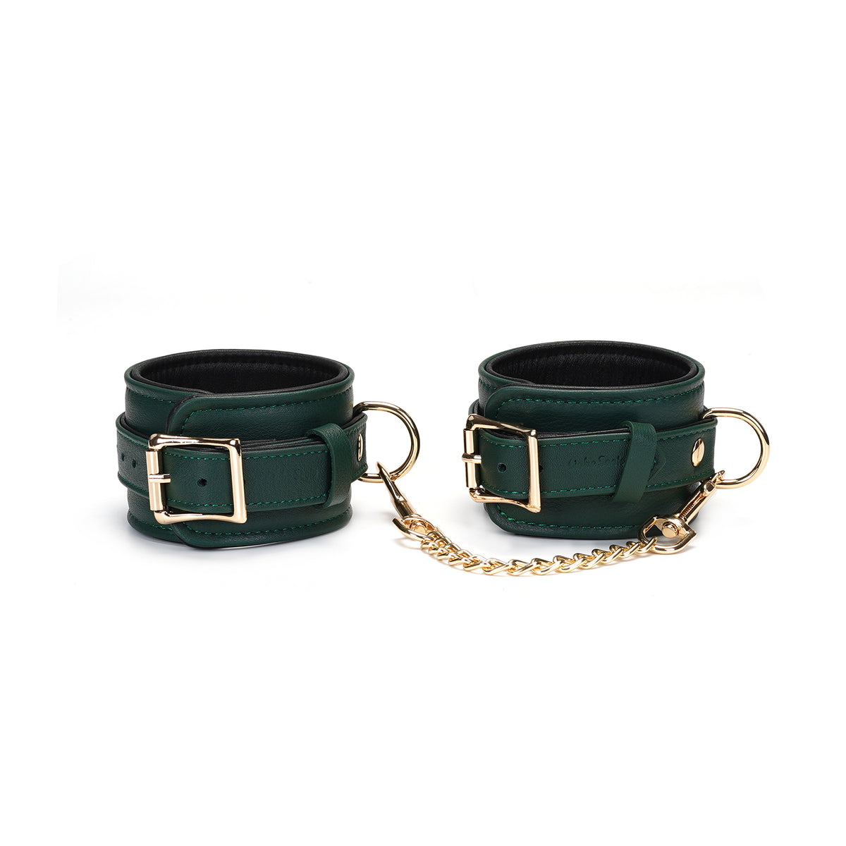 MOSSY LEATHER HANDCUFFS