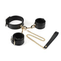 NOIR LEATHER COLLAR TO WRIST CUFFS