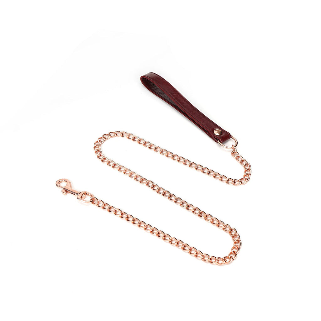 WINE LEATHER COLLAR