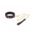 PURP LEATHER COLLAR