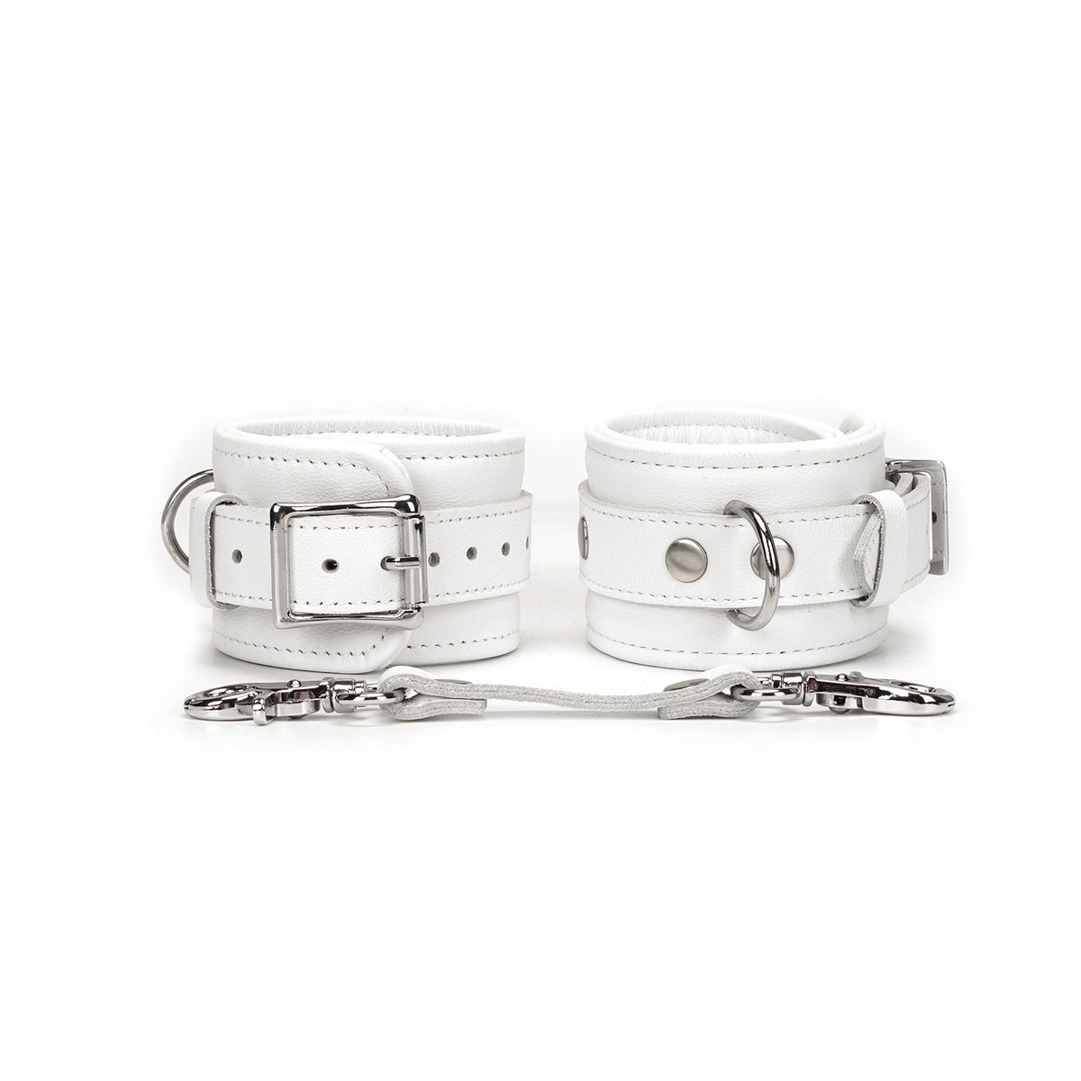 BLANC LEATHER HANDCUFFS
