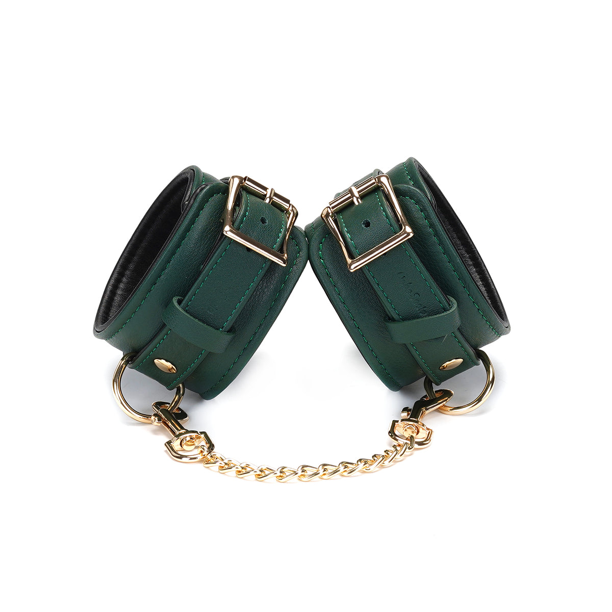 MOSSY LEATHER HANDCUFFS