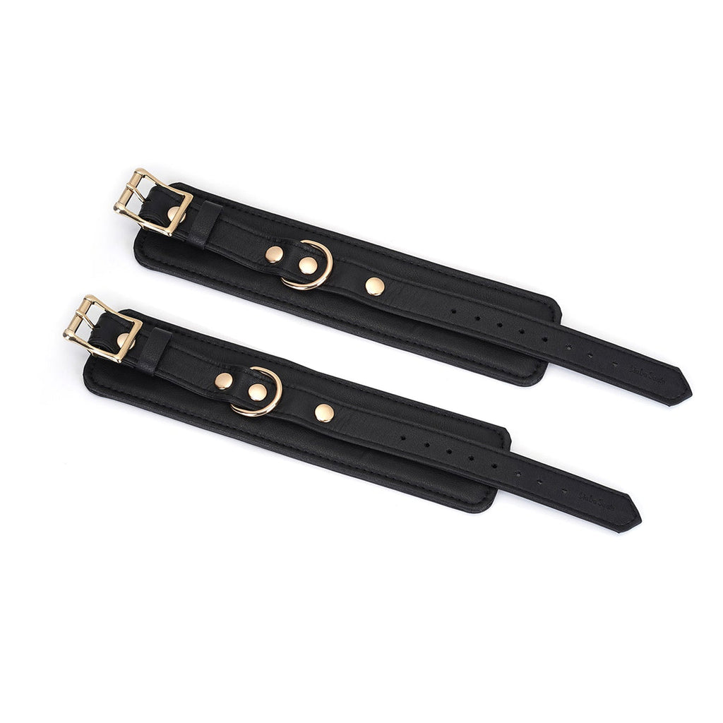 NOIR LEATHER HANDCUFFS