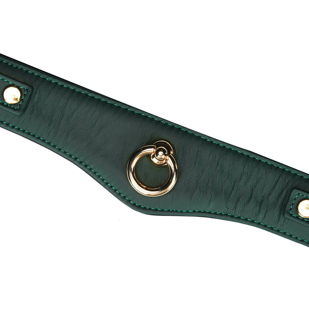 LUX LEATHER MOSSY COLLAR