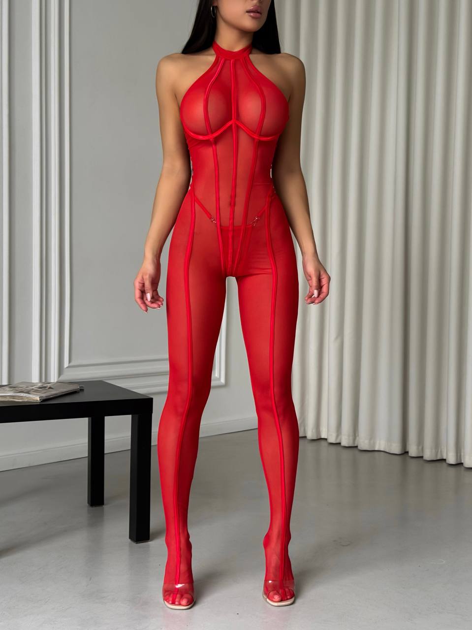 NAOMI ROUGE JUMPSUIT