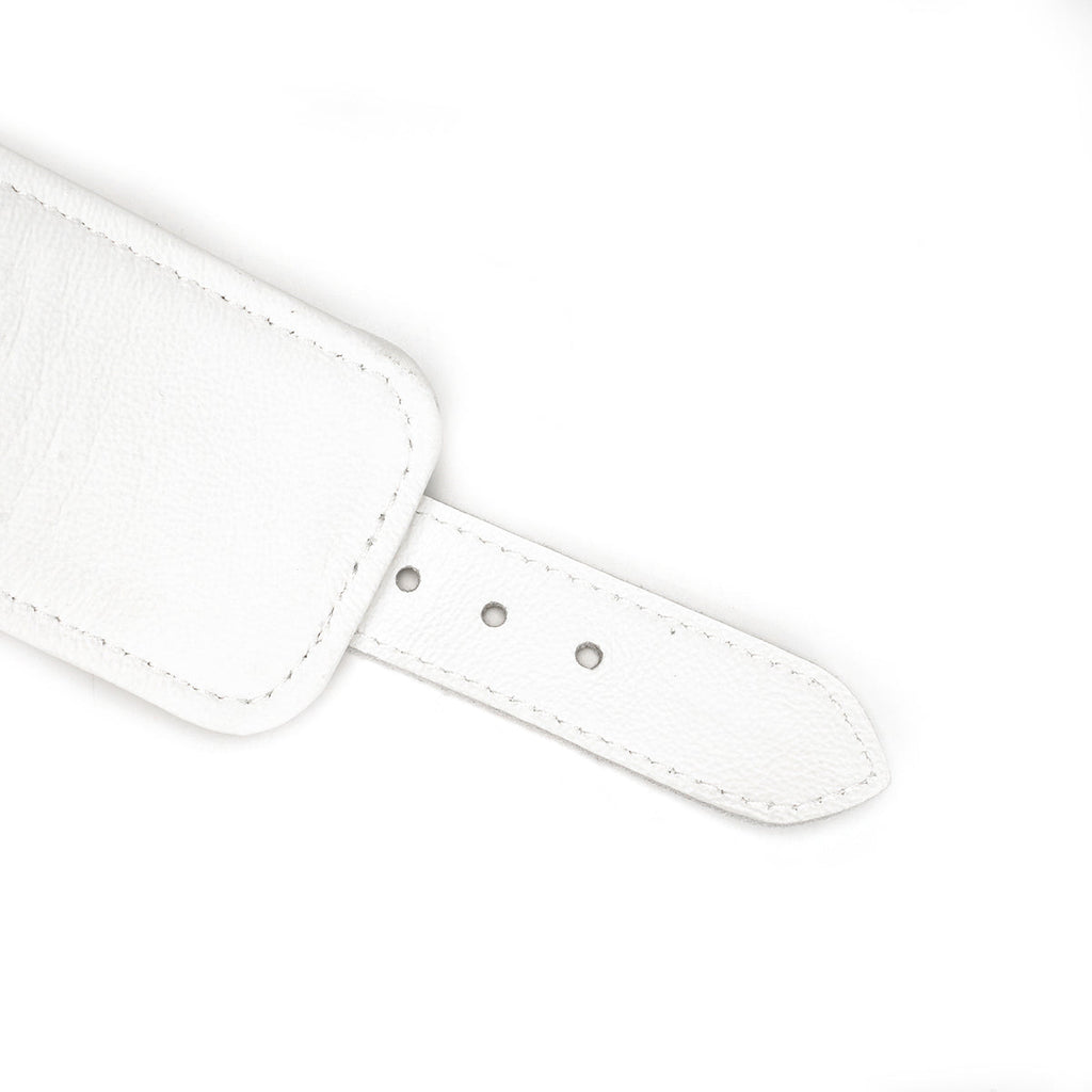 BLANC LEATHER HANDCUFFS