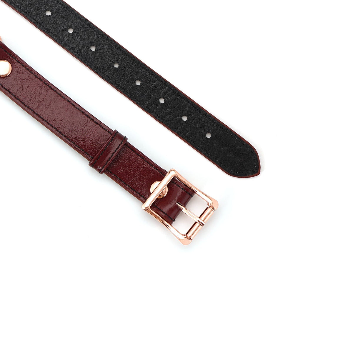 WINE BALL GAG WITH LEATHER STRAPS