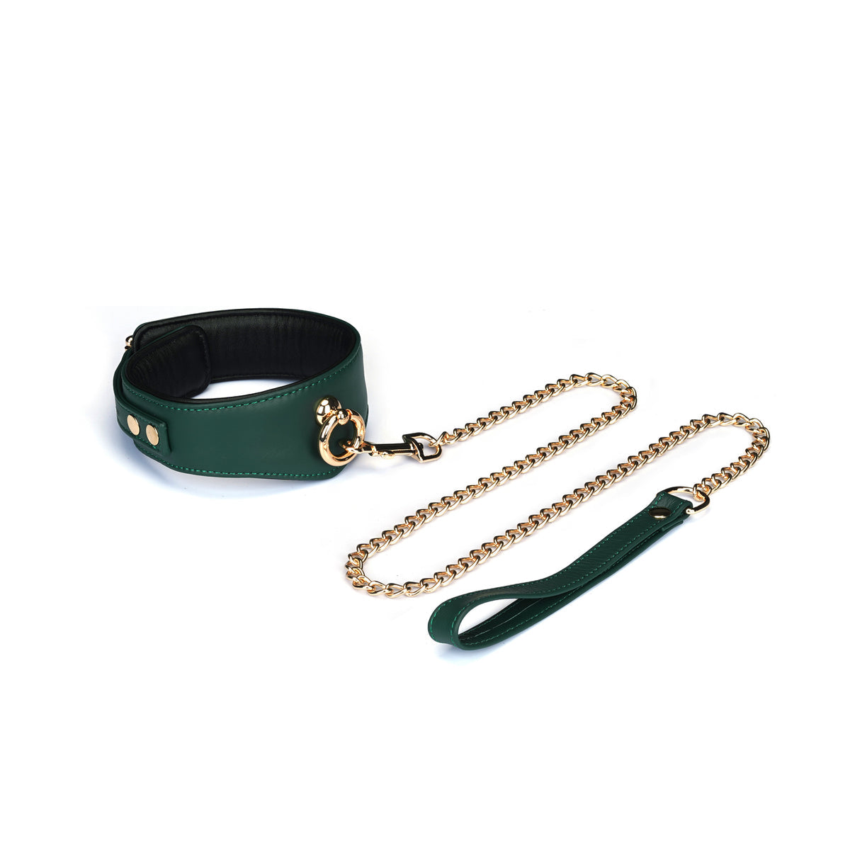LUX LEATHER MOSSY COLLAR