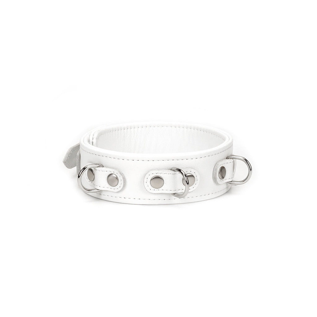 BLANC LEATHER COLLAR