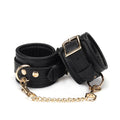 NOIR LEATHER HANDCUFFS