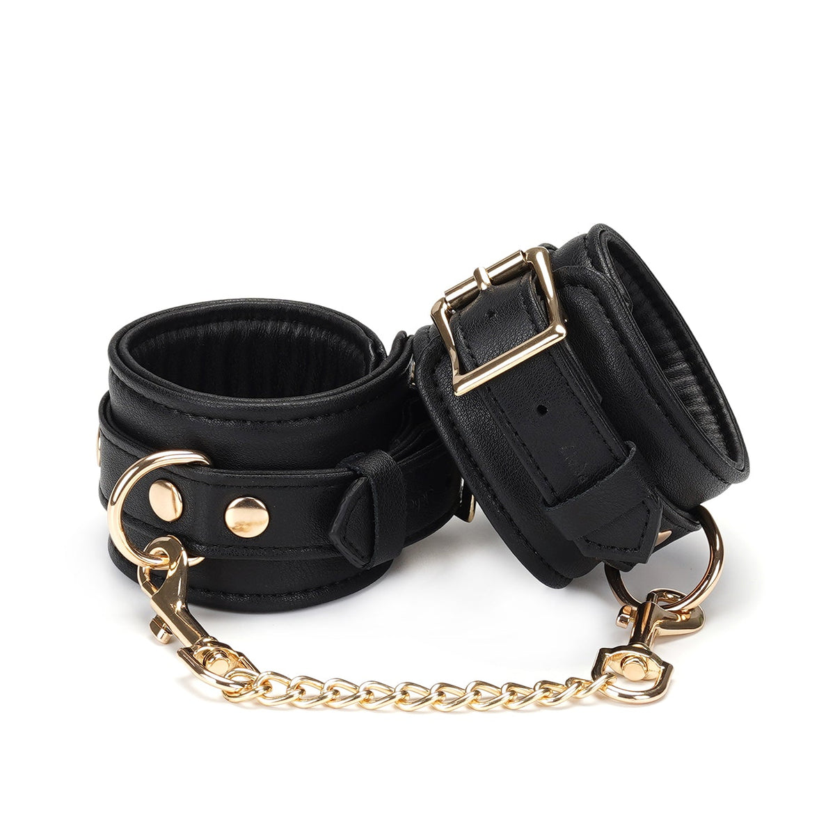 NOIR LEATHER HANDCUFFS