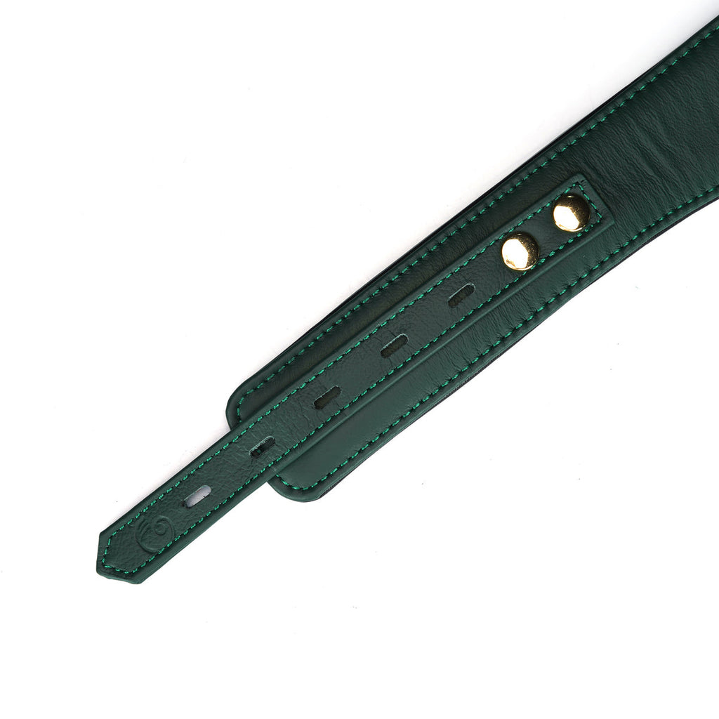 LUX LEATHER MOSSY COLLAR