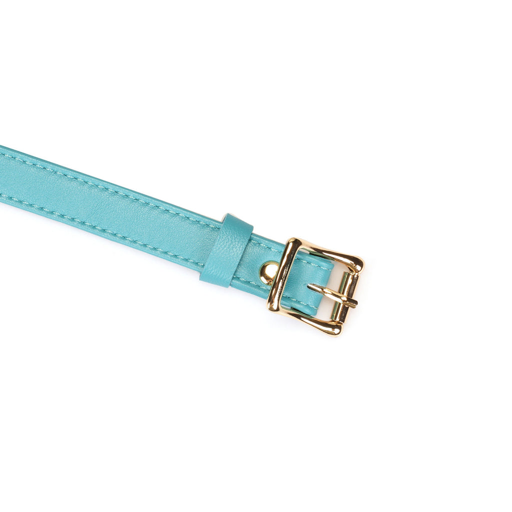 OCEAN BALL GAG WITH LEATHER STRAPS