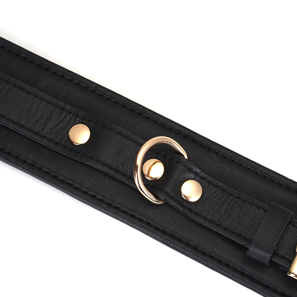 NOIR LEATHER HANDCUFFS