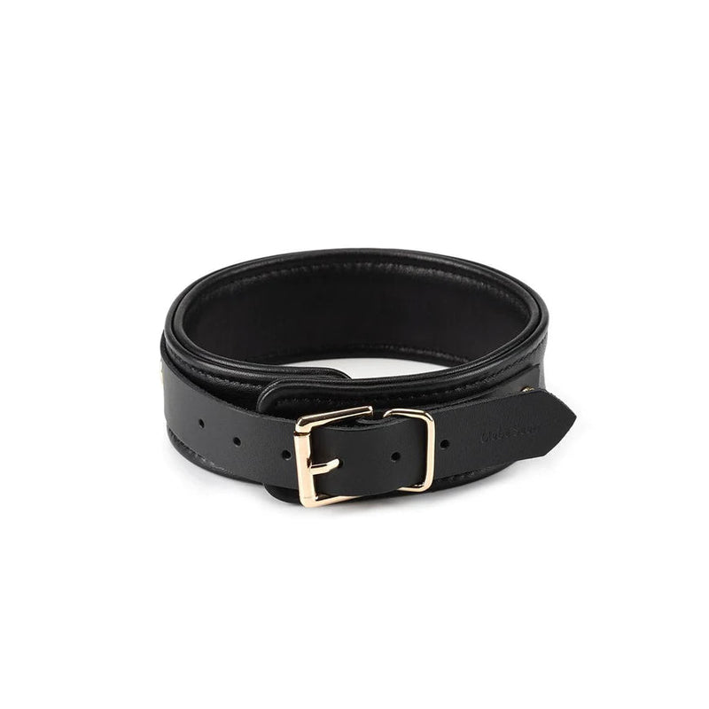 NOIR LEATHER COLLAR TO WRIST CUFFS