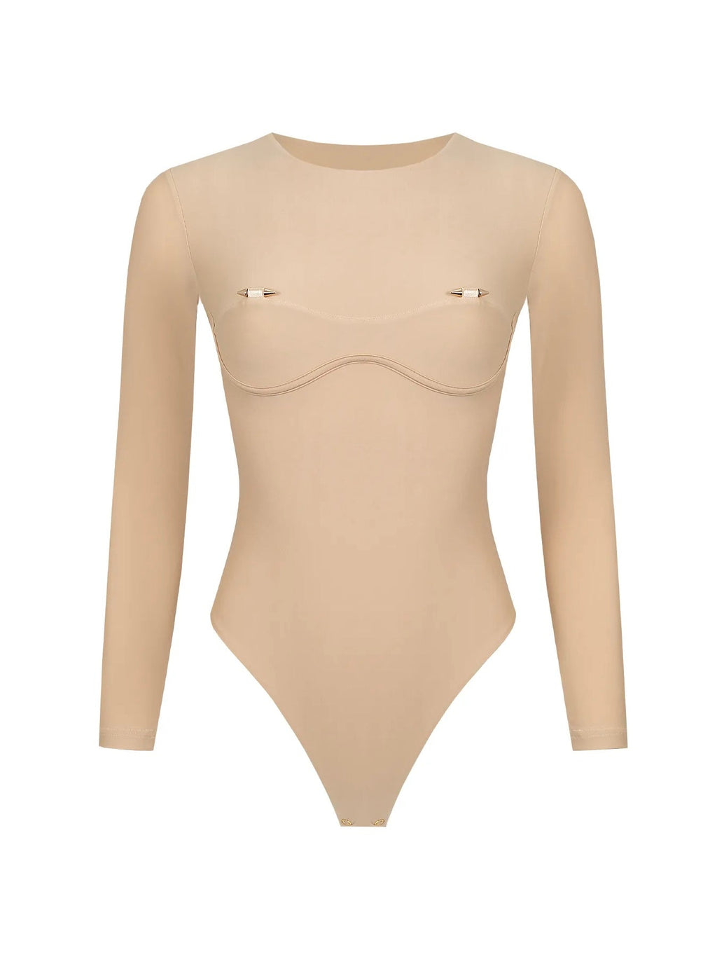 MOLLY NUDE LONG SLEEVE BODYSUIT