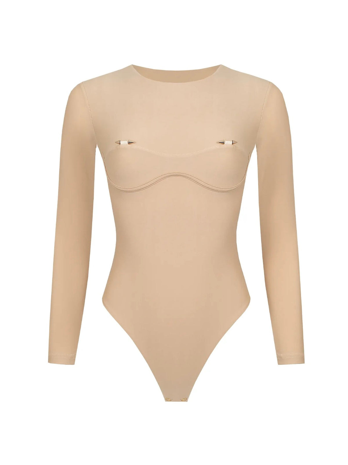 MOLLY NUDE LONG SLEEVE BODYSUIT