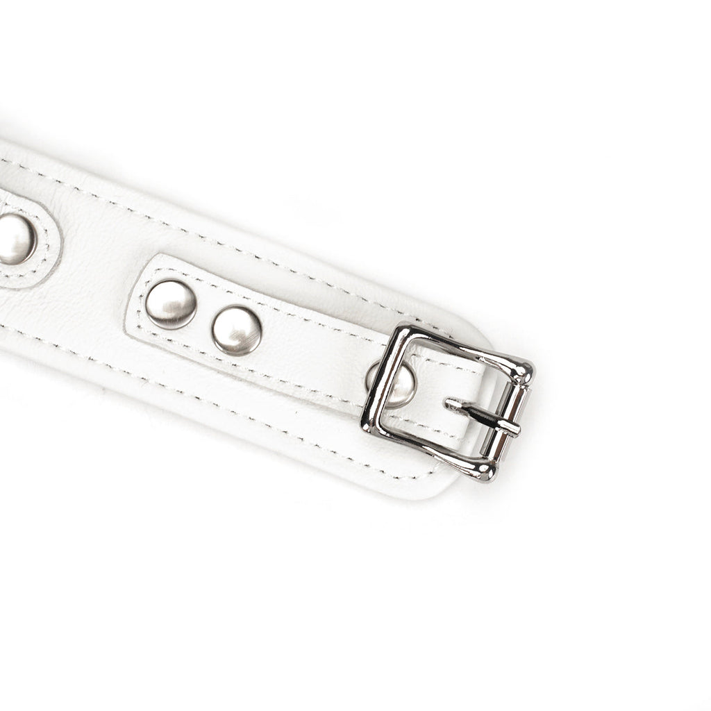 BLANC LEATHER COLLAR