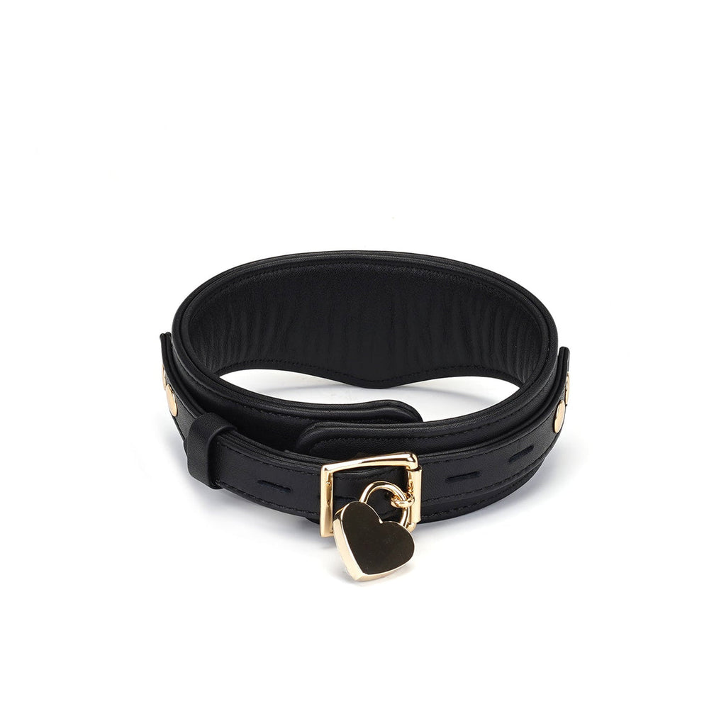 LUX LEATHER NOIR COLLAR