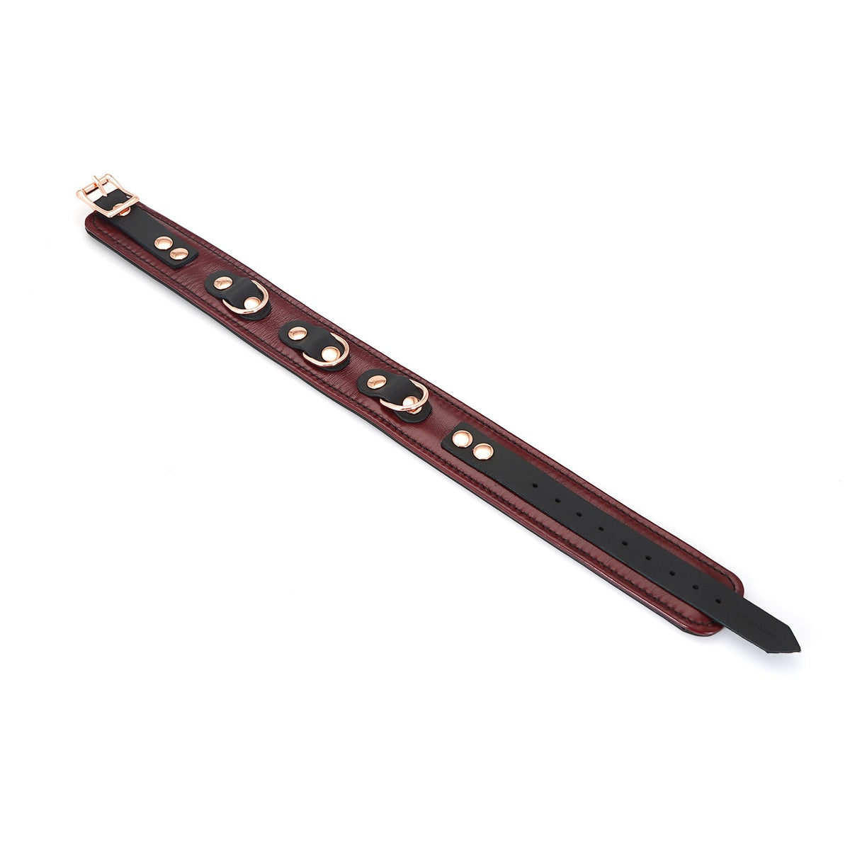 WINE LEATHER COLLAR