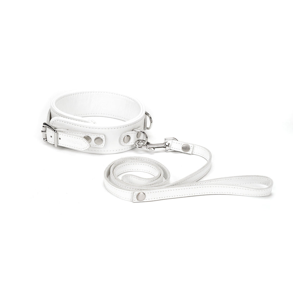 BLANC LEATHER COLLAR